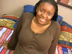 Busty Ebony Teen Eunique Blows A Guy In Amateur Pov