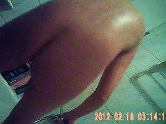 Hidden Cam Caught Blonde Ini Bathroom